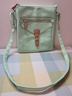 Charming Charlie Mint Green Crossbody Purse